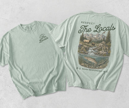 Respect the Locals Wildlife Graphic Tee