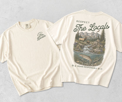 Respect the Locals Wildlife Graphic Tee