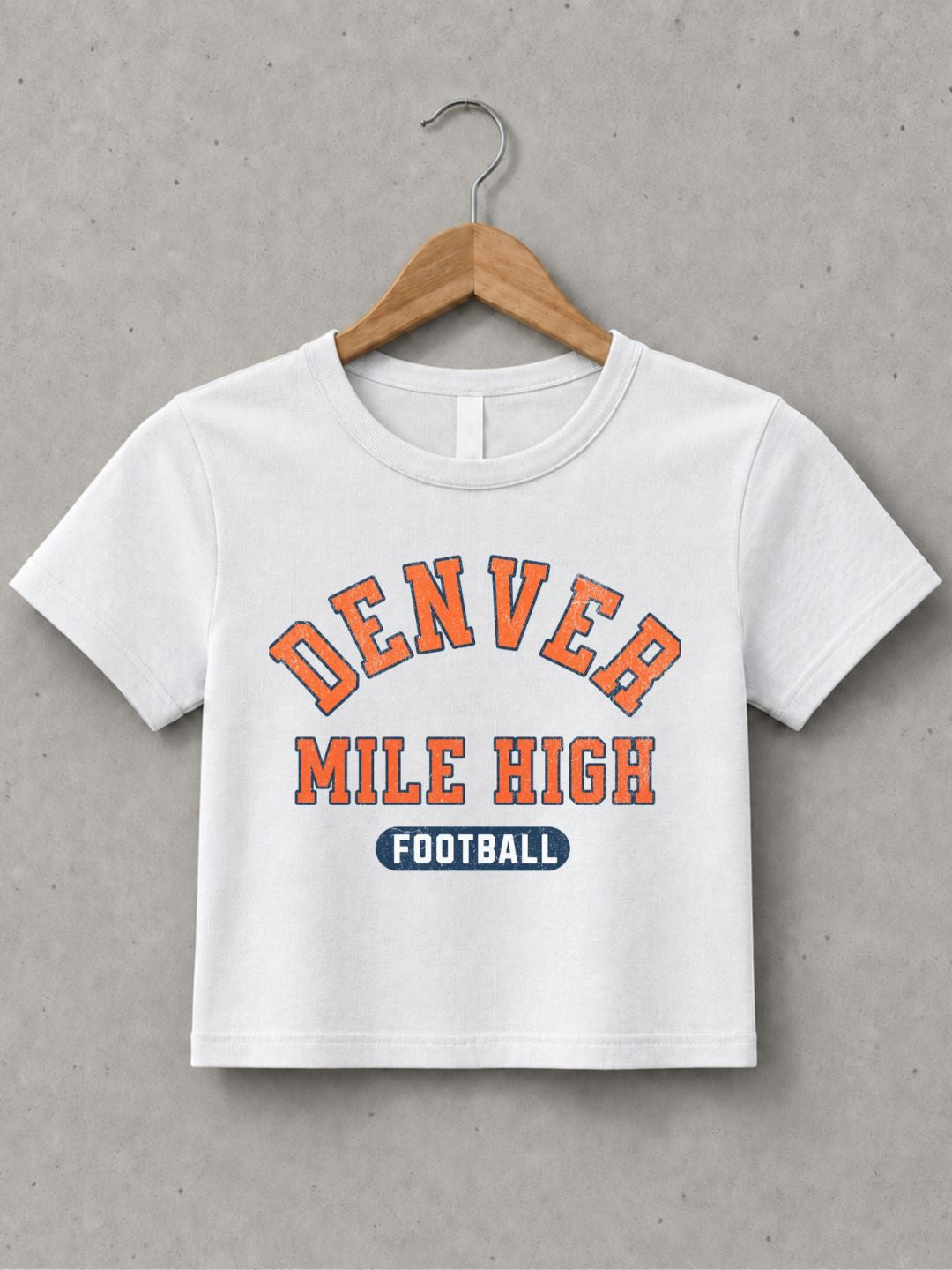 Denver Mile High Football Baby Tee