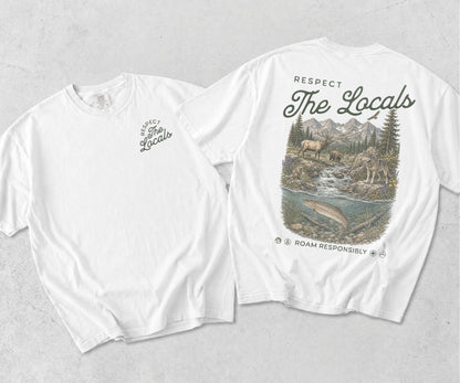 Respect the Locals Wildlife Graphic Tee