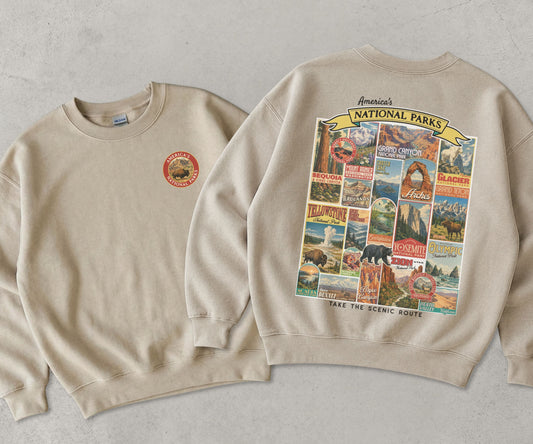America’s National Parks Crewneck Sweatshirt