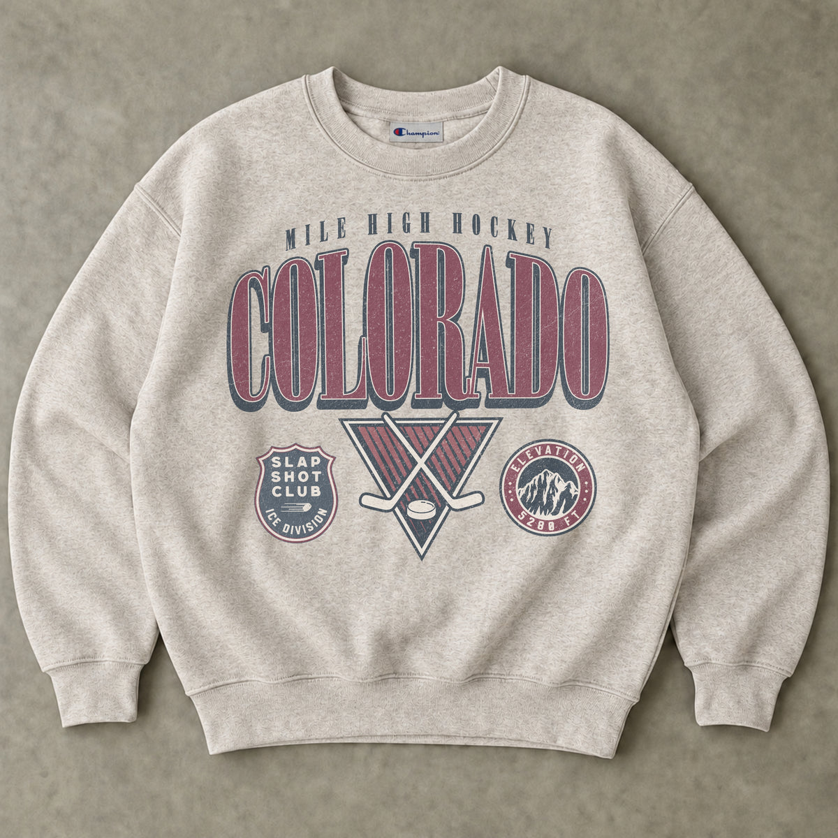 Vintage Mile High Hockey Sweatshirt