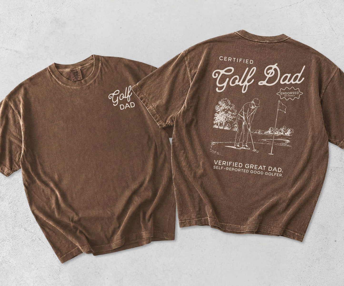 Certified Golf Dad Tee