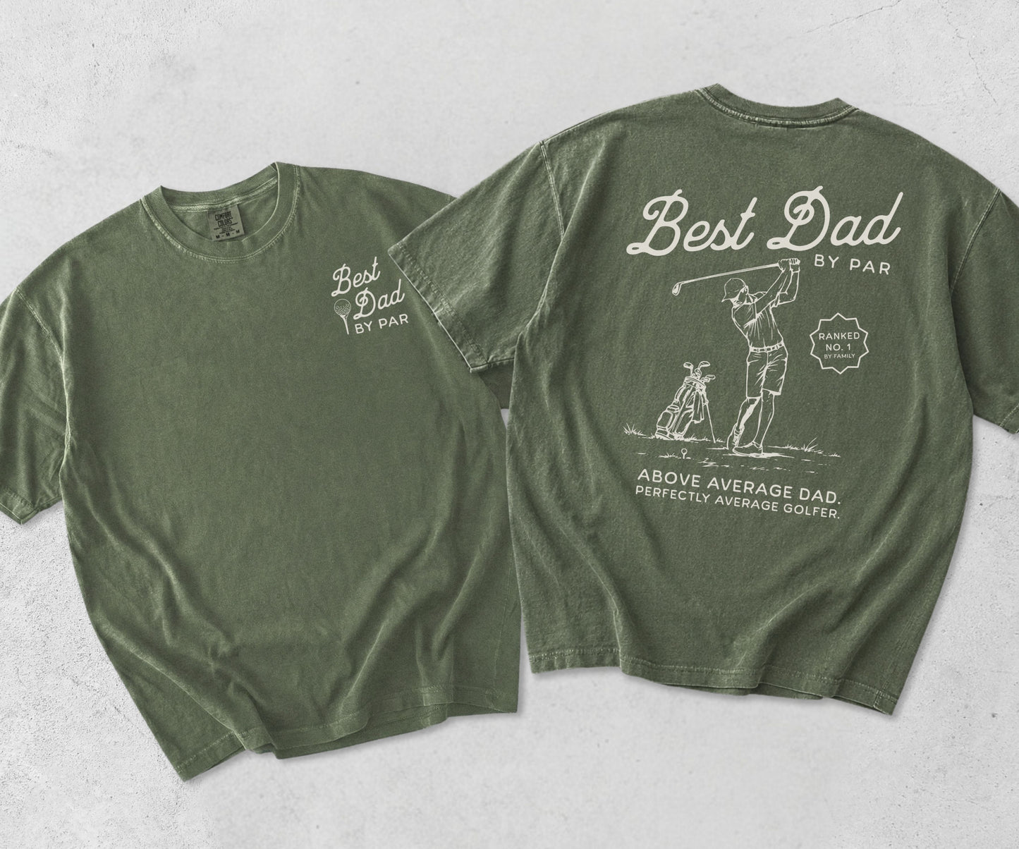 Best Dad by Par T-Shirt