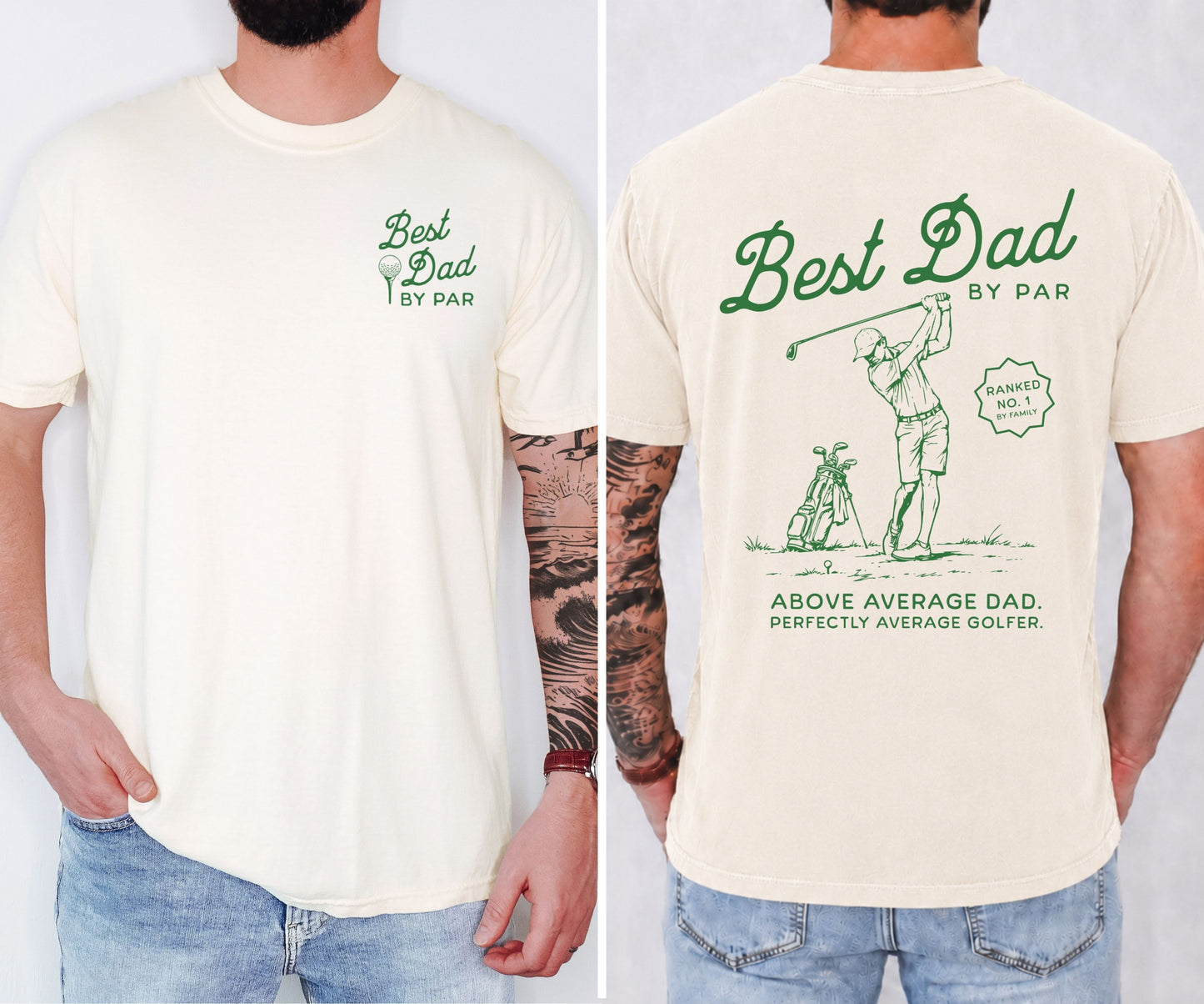 Best Dad by Par T-Shirt