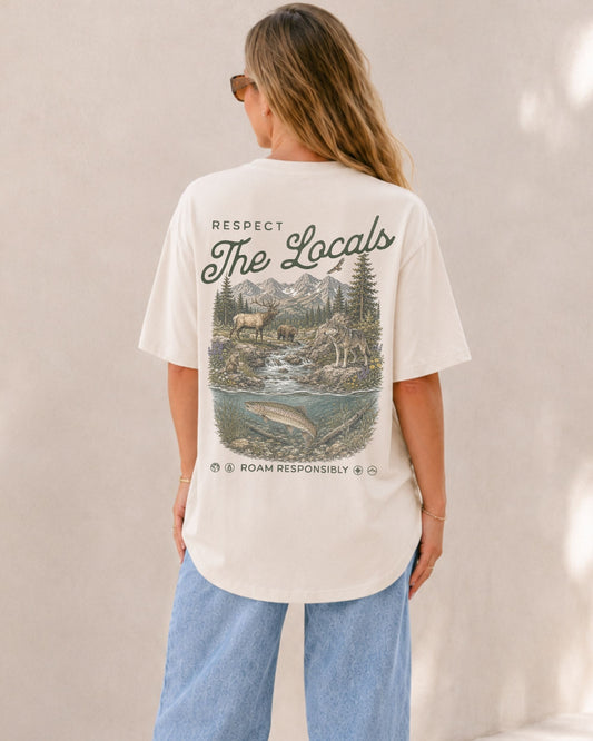 Respect the Locals Wildlife Graphic Tee
