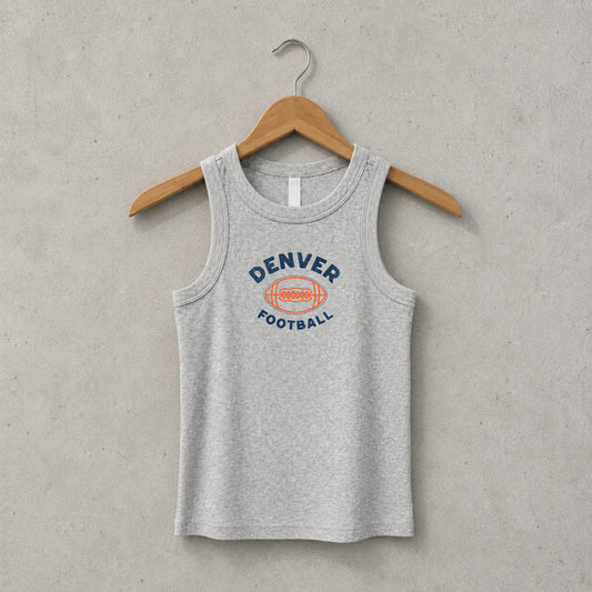 Denver Football Fitted Tank